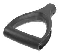 Gatuida Manche de Pelle en Plastique Noir Forme, Poignée Résistante et Polyvalente pour Jardinage Extérieur, Remplacement Solide pour Outils de Creusage