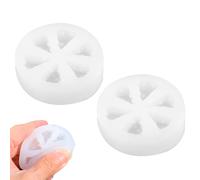 Gatuida Moule à gâteau en silicone 2 pièces forme fromage petit format D18 pour pâtisserie maison DIY facile à nettoyer et usage prolongé