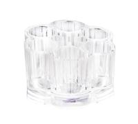 Gatuida Organiseur Transparent de Fleur pour Gloss et Soin des Lèvres, Boîte de Rangement Compacte pour Bureau, Pratique et Élégante