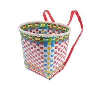 Gatuida Panier à Dos pour Garçon et Filles en Pvc Tressé, Multi-fonctionnel et Léger, comme Accessoire de Scène ou Rangement pour Jouets en Extérieur Couleur Aléatoire