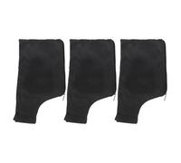 Gatuida Paquet Collecteur de Poussière Fond Renforcé Stable Ensemble de 3 Noir Fermeture Zippée Pratique pour Machines à Tronçonner pour Usage en Atelier de Coupe Métal