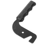 Gatuida Poignée de Porte de Chaudière, Résistante à Chaleur, 11 Cm | Usage Extérieur, Compatible Four à Charbon et Fumoir à Granulés, Finition Noire, Style Rétro