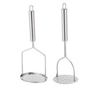 Gatuida Presse-purée en Acier Inoxydable 2pcs Portable pour Écraser Légumes et Potiron, Ustensile Cuisine Ménager Pratique et Solide
