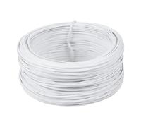 Gatuida PVC Fil de Fer à Ligaturer Blanc pour Jardinage et Palissage | Souple et Résistant à L'usure, Usage pour Plantes, Compositions Botaniques, Objets Électriques