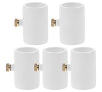 Gatuida Raccord de brumisateur en PVC de 1/2 Pouce, buse des systèmes de Refroidissement, Lot de 5, en PVC, pour système de brumisation extérieur, Installation Facile