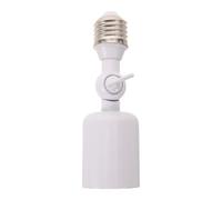 Gatuida Rallonge pour douille E27, adaptateur de lampe rotatif de 13,7 cm