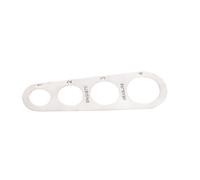 Gatuida Règle de Mesure Spaghetti Acier Inoxydable avec Contrôle des Portions Pâtes Outil Pratique et Léger pour Nouilles et Spaghettis Accessoire Cuisine Facile à Utiliser