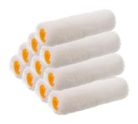 Gatuida Rouleau à Peinture en Coton 10 Pièces pour Peinture Murale, Mini Rouleau 4 Pouces, Facile à Remplacer, pour Décoration Murale Intérieure