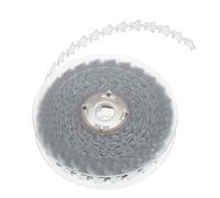 Gatuida Ruban Décoratif de Noël Argenté à Motif D'étoiles, Rouleau 15 M