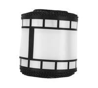 Gatuida Ruban Décoratif Pellicule Cinéma Pour Loisirs Créatifs, Rouleau 9 m Blanc Bordure Métallique, Ruban Ornemental Pour Emballage Présent Et Décoration Fête Cinéma