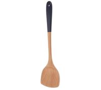 Gatuida Spatule en Bois Cuisine Polyvalente Manche Long Légère, pour Cuisson et Friture, Ustensile Antiadhésif Résistant et Forme Unique