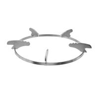 Gatuida Support pour Wok en Fer Antidérapant Résistante Haute Température, Anneau de Brûleur Compatible Cuisinière Gaz, Accessoire Cuisine Professionnel, Usage Domestique