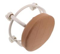 Gatuida Tabouret Roulant à roulettes Pivotantes Marron en PU Résistant pour Pédicure et Salon, Siège Rond Moderne avec Construction Robuste, pour Maison et Bureau