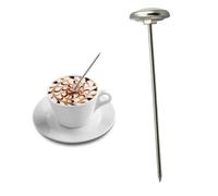 Gatuida Thermomètre Alimentaire Acier Inoxydable Précis Lecture Rapide Mini Thermomètre pour Lait Café et Cuisine Gadget Pratique sans Pile pour Maison Restaurant et Hôtel