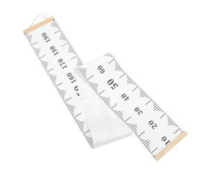 Gatuida Toise Murale Règle de Mesure Robuste en Toile Noire pour Suivre la Croissance du Bébé, Décoration Simple et Délicate pour Chambre D'garçon et Filles