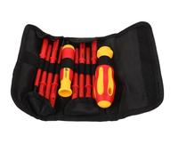 Gatuida Tournevis Isolés pour Électricien Set Complet avec Tourne-vis Plat et Cruciforme PP et TPR Outils Électriques pour Électricien pour Réparation et Maintenance Domestique