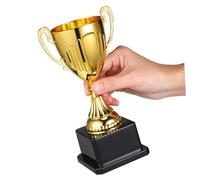 Gatuida Trophée d'or comme Trophée De La Coupe des Vainqueurs Mini Coupe Trophée Récompenses Trophées Nombre Trophée De La Musique pour Faire La Fête Coupes De Récompense Gagnant Plastique
