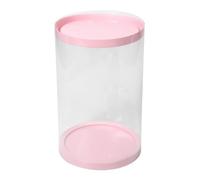 Gatuida Tube de Rangement cosmétique Transparent avec couvercles, 19,69 x 1 | Organisateur cylindrique en plastique pour flacons vides, bac de rangement vertical pour flacons de cosmétiques et pots de ma