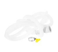 Gatuida Tuyau de Vidange pour Climatiseur en Pvc Blanc, Flexible et Multi-usage, Rallonge de 4 Mètres pour Appareils Ménagers et Unités Split