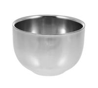 Gatuida Verre à Vin Double Paroi en Acier Inoxydable 100ml Rond | Isolation Thermique, Portion Compacte, Surface Lisse et Brillante, pour Thé, Whisky, Banquet et Service
