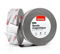 GAUDER Bande Magnétique Autocollante Forte (40 mm x 6 m) | Bande Magnétique avec Mousse Adhésive | Ruban Magnétique