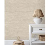 GAULAN 500681837 Papier peint vinyle écologique texturé en fibres de chanvre sur fond beige clair pour mur salon cuisine bain couloir meuble salle à - Échantillon DIN A4