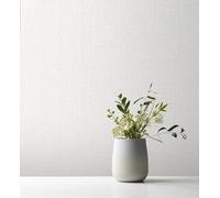 GAULAN 500683405 Papier peint vinyle blanc imitation crépi gouttelettes, idéal pour murs abîmés pour mur salon cuisine chambre couloir salle à mange - Échantillon DIN A4