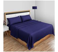 Gaveno Cavailia Drap Plat uni Super Doux Bleu Marine Double