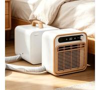 Gavscient Climatiseur Portable à Double Tuyau, Unité Split 5000 BTU pour Bureau et Tente, Refroidisseur Silencieux sans Installation, Climatisation de Caravane 15kg 1.5m-RemoteControl