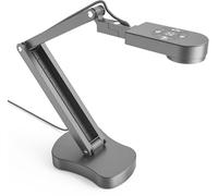 Gawervan 8MP Visualiseur & USB Camera de Documents pour Les Enseignants avec Micro, Lumière LED à 3 Niveaux, Inversion d'image Haut et Bas, Gauche et Droite pour Apprentissage, Enregistrement vidéo
