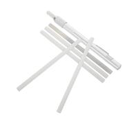 GAXIRE Crayon de marquage pour acier et bois, 1 jeu de stylos en pour soudage avec support intégré, mine uniforme fine rechargeable, pour projets de construction de précision et