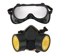 gaz industriel chimique anti-poussière respiratoire Peinture Masque + Lunettes Lunettes