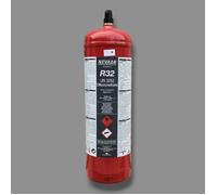 Gaz réfrigérant R32 en bouteille de 1,8 Kg. valve gauchee 1/2"" acme