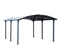 Gazebo de jardin 502x359cm gris anthracite - Palram - 705533 - tucson