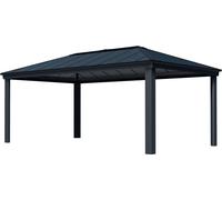 Gazebo de jardin 611,5x363,5cm gris - Palram - 706083 - dallas