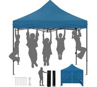 Gazebo de jardin pliable Rootz - Pavillon d'extérieur - Tente pliante - Protection contre les UV - 289 cm x 330 cm x 289 cm