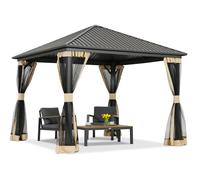 Gazebo en métal Sardinia 3x3 avec moustiquaire Garden Point beige