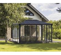 Gazebo fermé 430x295,5cm gris anthracite - Palram - 705760 - ledro