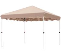 Gazebo Fioren Pop-up – 3 x 3 m – Imperméable et protection UV 50+ – Sacs de lestage et sac de transport inclus – Beige – Pour le jardin, la terrasse et les événements en plein air