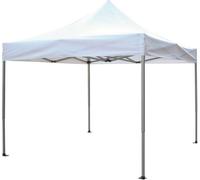 Gazebo pliable d'extérieur 3 x 3 m avec armature en aluminium et toile en polyester Compact