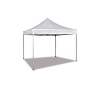 Gazebo pliable d'extérieur 3 x 3 m avec armature en aluminium et toile en polyester Compact