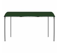 Gazebo Vert 4 x 3 x 2,55 m Acier Revêtu de Poudre et Tissu Polyester | Abri extérieur spacieux, solaire efficace, structure métallique durable, tissu polyester avec revêtement PA,