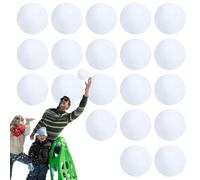Gazocua Boules de Neige d'Intérieur | Flocons de Neige Artificiels 20 Pièces | Jouet Doux pour Village Photos Fête Hivernale | Adultes et en Salle