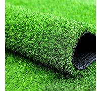 Gazon Artificiel 2x3m Faux Gazon Exterieur Pelouse Synthetique Haute Densité pour Terrasse Balcon Décor de Porche (Color : Green, Size : 2x5m)