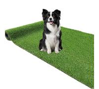 Gazon artificiel bon marché Astro tapis de pelouse 10 mx1 m, aspect naturel et réaliste, tapis de gazon artificiel de 30 mm d'épaisseur, rouleau de tapis d'herbe haute densité, jardin, chiens - Vert