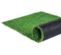 Gazon Artificiel Dense & Résistant - Pelouse Synthétique Anti-UV pour Jardin, Terrasse & Balcon - Facile à Installer & Entretien Zéro (0.5x3M)