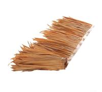Gazon artificiel en roseau, toiture de chaume synthétique, tapis de paille synthétique en polyéthylène pour toiture de cabane Tiki, couverture de toit Palapa, matériau d'ombre, faux rouleaux d'herbe