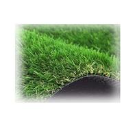 Gazon Artificiel Haute définition réaliste avec système de Drainage pour Jardin, terrasse, intérieur et extérieur (1,5 x 10 m / 5 x 33 pi)