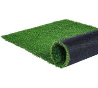 Gazon artificiel, tapis 1,2 x 1,8 m, gazon vert, 35 mm, faux paillasson d'extérieur, décoration de terrasse, facile à nettoyer grâce à ses trous de drainage, parfait pour une utilisation polyvalente à
