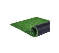 Gazon Artificiel Tapis de gazon artificiel, gazon vert 1.38/1.57 pouces, faux tapis de porte, décoration de pelouse de Patio extérieur, facile à nettoyer avec des trous de Drainage(5x10ft 1pcs)